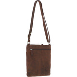 Ashwood Genuine Leather Crossbody Bag Mud/brown: ELA 1497