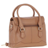 Elegant Ashwood Compact Handbag with Detachable Crossbody Strap Butterscotch: Y-55