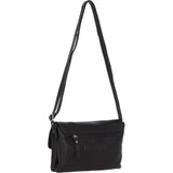 Elegant Ashwood Leather Crossbody Bag Tan: M-82