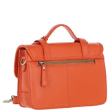 Stylish Ashwood Leather Large Satchel Bag Orange: Y-63