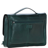 Ashwood Leather Unisex Large Crossbody Satchel Bag Green: P-63