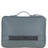 Leather Organizer with Laptop Compartment Grey: 64546