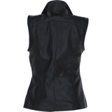 Women's  Leather Gilet Black: FO-GILLET 1