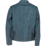 Leather Biker Jacket Grey: BR ROCK 2