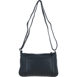 Ashwood Leather Crossbody Bag Black: Swansea
