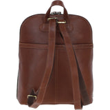 Exquisite Ashwood Leather & Tweed Backpack Tan/Green Check: TW-25-010-TGNH