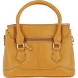 Elegant Ashwood Compact Handbag with Detachable Crossbody Strap Mustard: Y-55