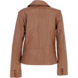 Ashwood Leather Women's Two Button Tan Blazer: 10157