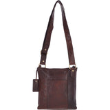 Vintage Small Leather Shoulder Bag Brandy – G20
