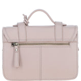 Stylish Ashwood Leather Medium Satchel Bag Beige: Y-62