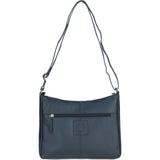 Ashwood Ladies Leather Shoulder Bag Navy: AJ4
