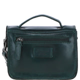 Ashwood Leather Mini Crossbody Satchel Bag Green: P-61