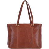 Large Vintage Leather Handbag Honey – G29