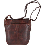 Medium Leather Vintage Messenger Bag Tan :  Adam