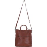 Stylish Ashwood Leather Shopper Bag with Crossbody Strap Tan: GV-64037
