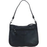 Ashwood Leather Women’s Buckle Shoulder Tote Bag Black: S-33
