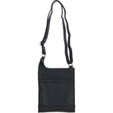 Ashwood Leather & Harris Tweed® Cloth Crossbody Bag Black/Watch: TW-24-03-BW