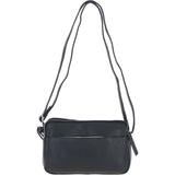 Ashwood Leather Crossbody X Shoulder Bag Black: Sterling
