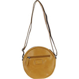 Ashwood Leather Round Crossbody Bag Mustard: P-66