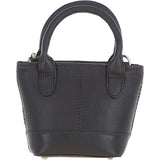Ashwood Leather & Harris Tweed® Cloth Small Grab Bag Brown/Green: TW-63-09-BG