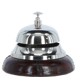 Premium Counter Bell With Leather Base Chestnut: LF-140