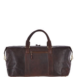 Large Leather Vintage Holdall Brandy : G-36