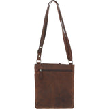 Ashwood Genuine Leather Crossbody Bag Mud/brown: ELA 1497