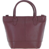 Ashwood Leather & Harris Tweed® Cloth Large Grab Bag Wine/Mcload: TW-64-17-WM