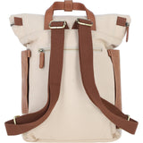 Fenland Canvas & Leather Backpack Tan/cream: FEN-755