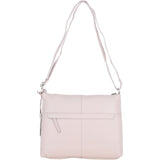 Sleek Luxe Leather Shoulder Bag Blush: Mourne