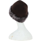 Ladies Luxury Sheepskin Hat Brown/Brissa: KB-496