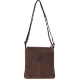 Classic Leather Crossbody Bag Mud/brown: ELA 698