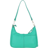 Ashwood Leather Ladies Shoulder X Crossbody Bag Green: 64397
