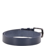 Mens Leather Belt Navy: AB-07