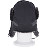 Trapper Hat With Sheepskin Fur Navy: 030-T