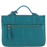 Stylish Ashwood Leather Medium Satchel Bag Green: Y-62