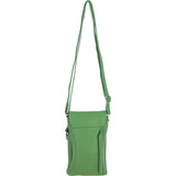 Ashwood Leather Smartphone Crossbody Bag Fern: York