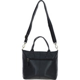 Versatile Ashwood Leather & Harris Tweed® Cloth Shoulder Bag Black/Green/Red: TW-22-07-BR
