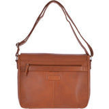 Mens  Luxury Leather 15inch Laptop Work Bag Tan: BAKER