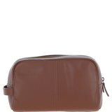 Gabicci Leather Washbag Tan: GB-64959