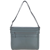 Brampton Leather Men's Emissary Messenger Bag Grey: 64403