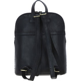 Exquisite Ashwood Leather & Harris Tweed® Cloth Backpack Black/White: TW-25-012-BW