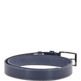 Mens Leather Belt Navy: AB-12