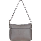 Ashwood Ladies Leather Shoulder Bag Taupe: AJ1