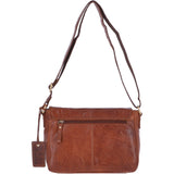 Vintage Leather Cross Body Shoulder Bag Honey – G22