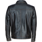 Ashwood Leather Bomber Jacket Black Ruboff: 1896
