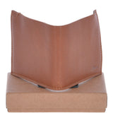 Mens Luxury 6 Card Note Leather Wallet Tan : 2002