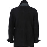 Sheepskin Coat  Black: KE-183