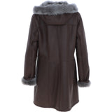 Ladies Sheepskin Duffle Brown: 5928