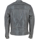 Ashwood Premium Leather Mens Vintage Biker Jacket Gray: AWM-N2